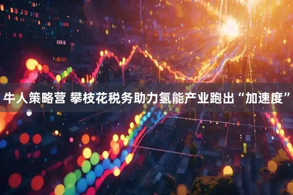 牛人策略营 攀枝花税务助力氢能产业跑出“加速度”
